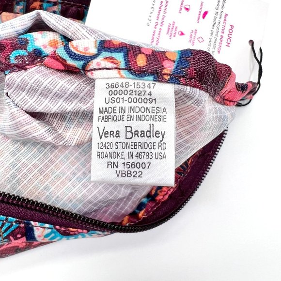 Vera Bradley Bags Nwt Vera Bradley Paisley Jamboree Top Zipper